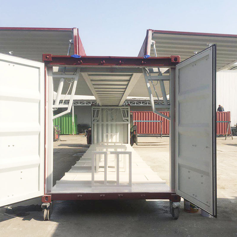 Double flying wing container